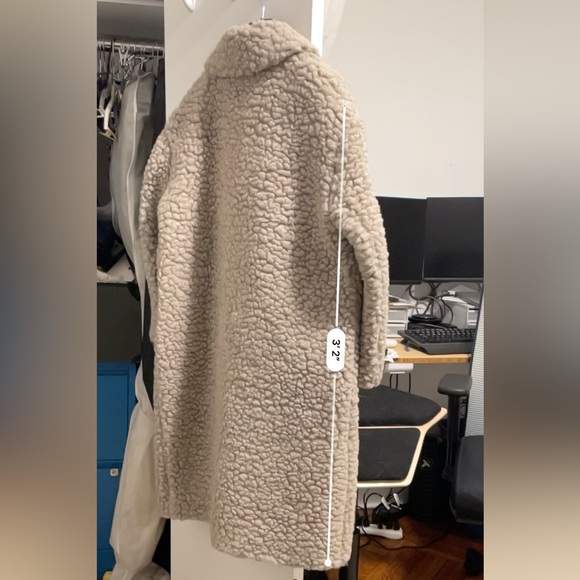 COS Teddy Jacket in Gray - Picture 7 of 7